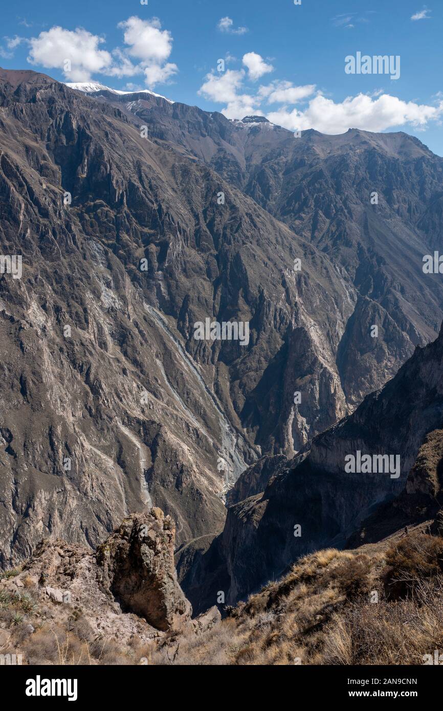 Canyon Colca près de Chivay, Pérou Banque D'Images