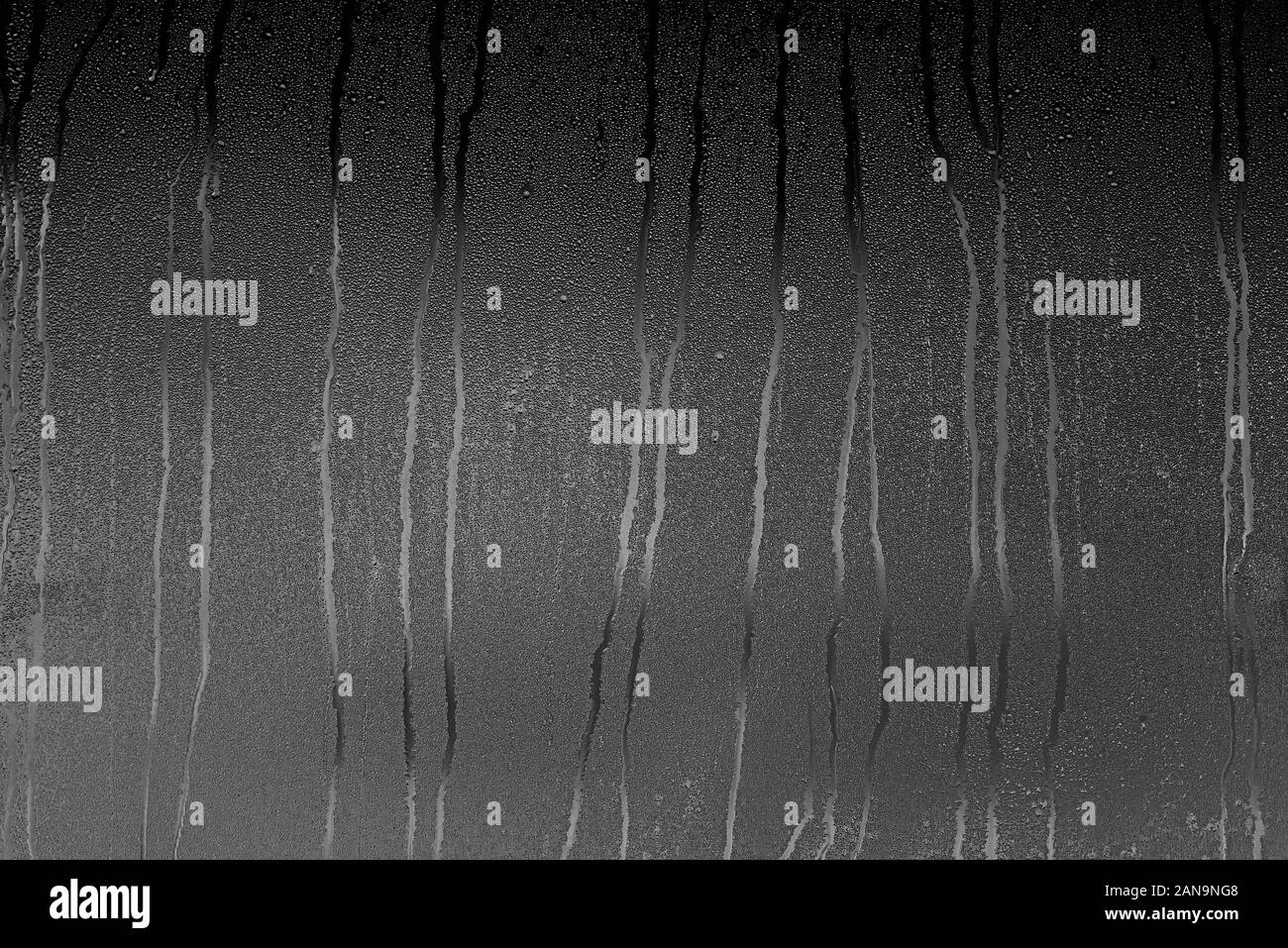 Condensat de verre avec fenêtre, en vapeur et eau comme arrière-plan ou de texture Banque D'Images