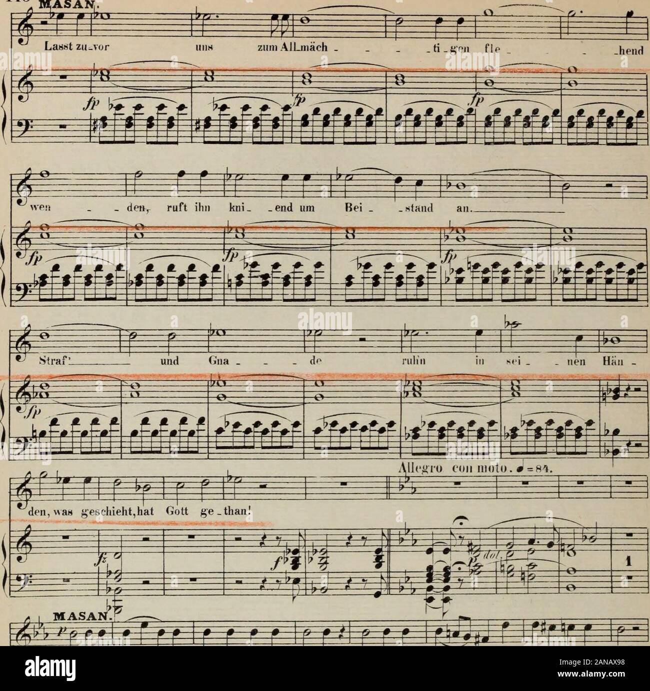 Die Stumme von Portici : grosse Oper dans 5 Akten . 140. ^ HimmlischerVa unsdein - ter, schenk Kr   bannen ! Sei unsern Kin - ein dem Helferinder Voth ! PIETRO^u BORELLA. Himmlischer Va ter, schenkuns dein Er. barmen ! Ungern sei ein dem. Kin Helfer dans der IVoth ! J'CHOR. HimmlischerVa . ter, schenk* mw dein er barmans ! Uii-sem Kin sei dem   ein Helfer dans der Noth ! . HimmlischerVa schenkunsdein   er ter, barmen ! Sei ein dem unsern. Kin Helfer dans d.er !Yoth ! Banque D'Images