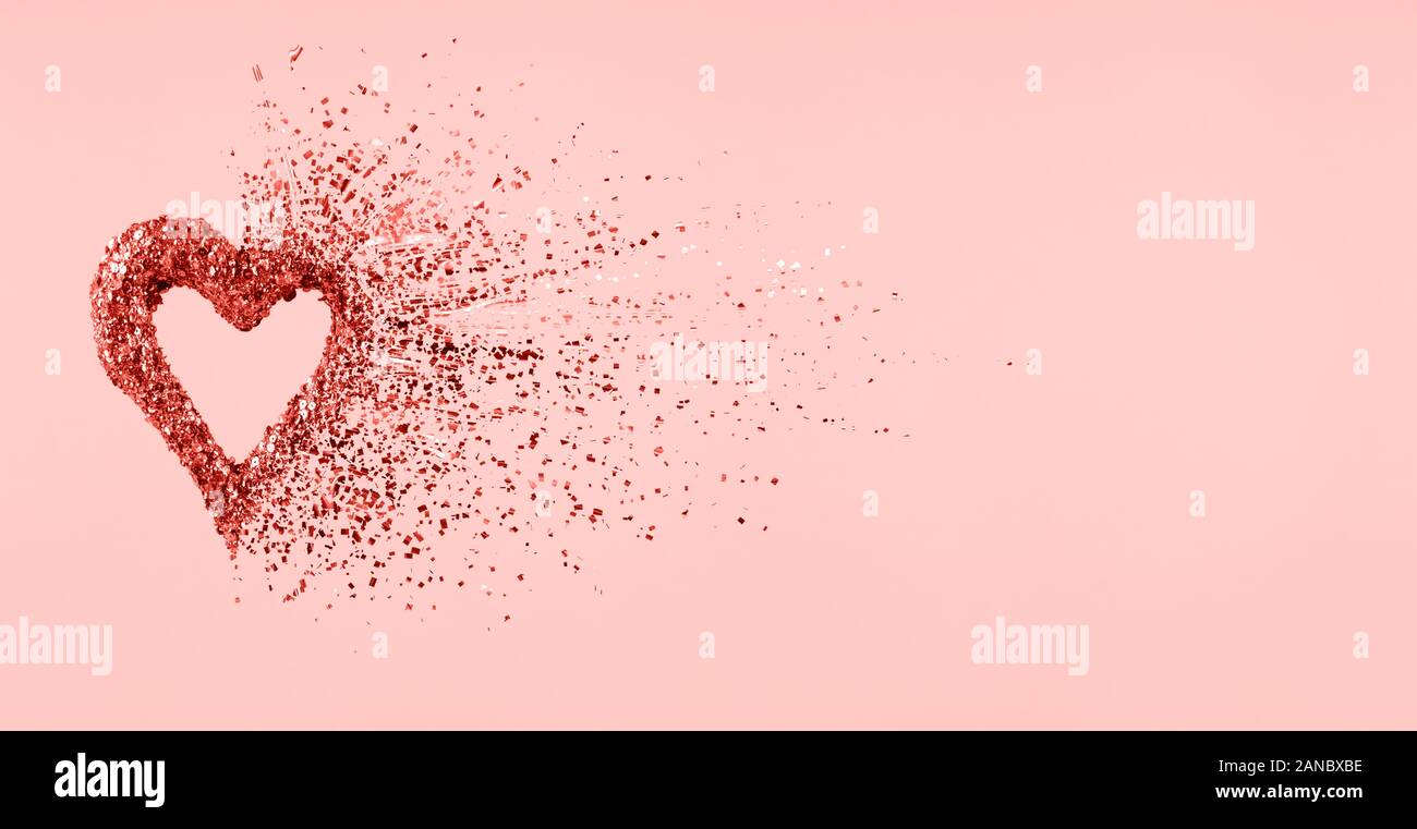 Concept Sur Le Theme De L Amour Brise Vue Du Dessus Photo Stock Alamy