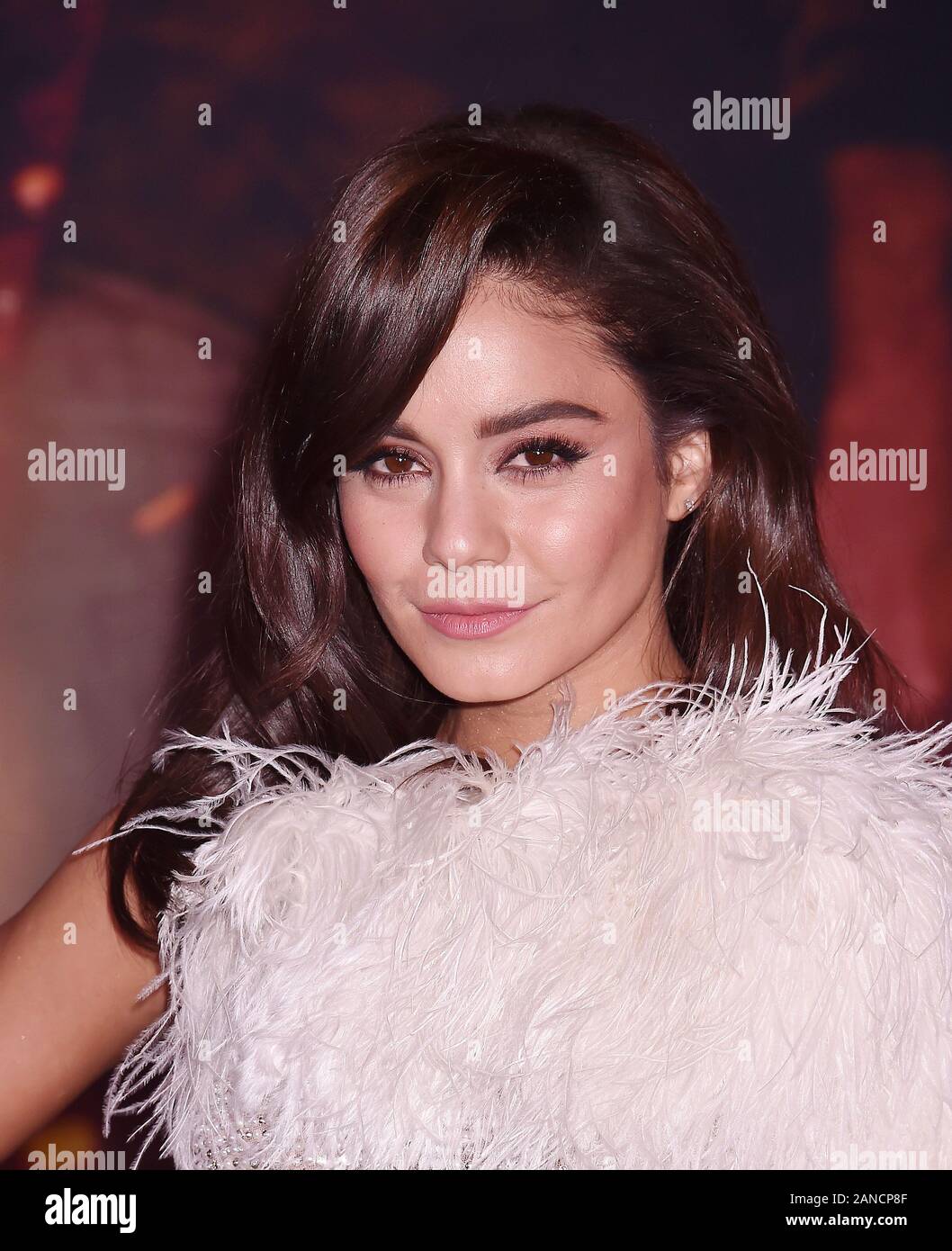 HOLLYWOOD, CA - le 14 janvier : Vanessa Hudgens assiste à la première de Columbia Pictures' 'Bad Boys pour la vie" au théâtre chinois de Grauman le 14 janvier 2020 à Hollywood, Californie. Banque D'Images