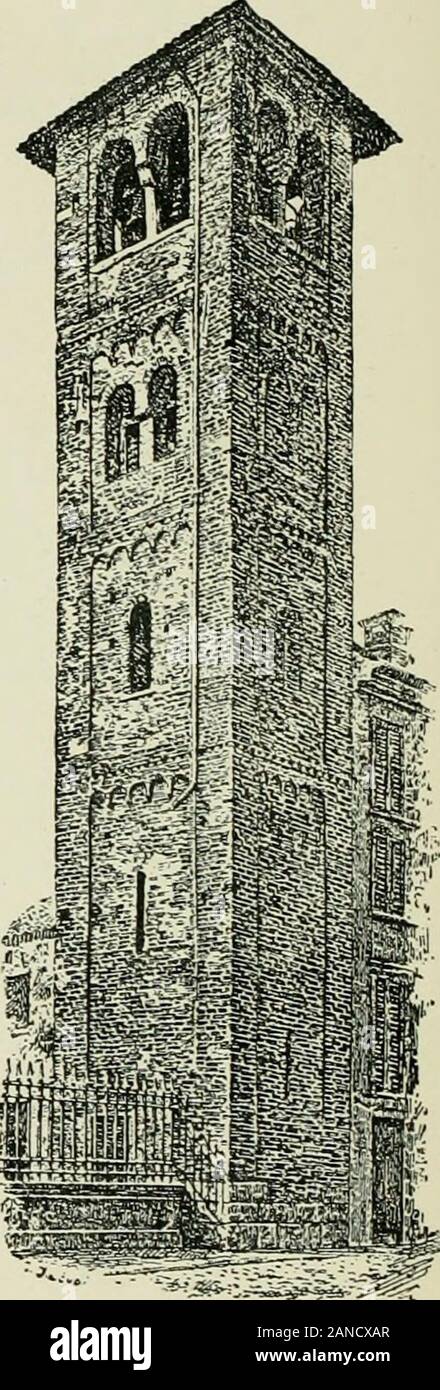 L'architecture en Italie, à partir de la sixième à la onzième siècle, recherches historiques et critiques . styleis aussi ofMilan Vincent S. de l'extérieur, par l'église, pas moins cherishedand non moins précieux, du village, dans ofAlliate Brianza. Cette église, comme l'a dit, avant Thave doit son origine toArchbishop Ansperto, qui, selon la tradition, érigé en 8(81. Il weretruly souhaitable que toutes les traditions de thiskind pourraient trouver, dans les monuments towhich ils se rapportent, un ascomplete oflered confirmation comme que pour nous par thischurch acknowledgesthe Alliate Du ixe siècle, qui dans chaque partie. Il Banque D'Images