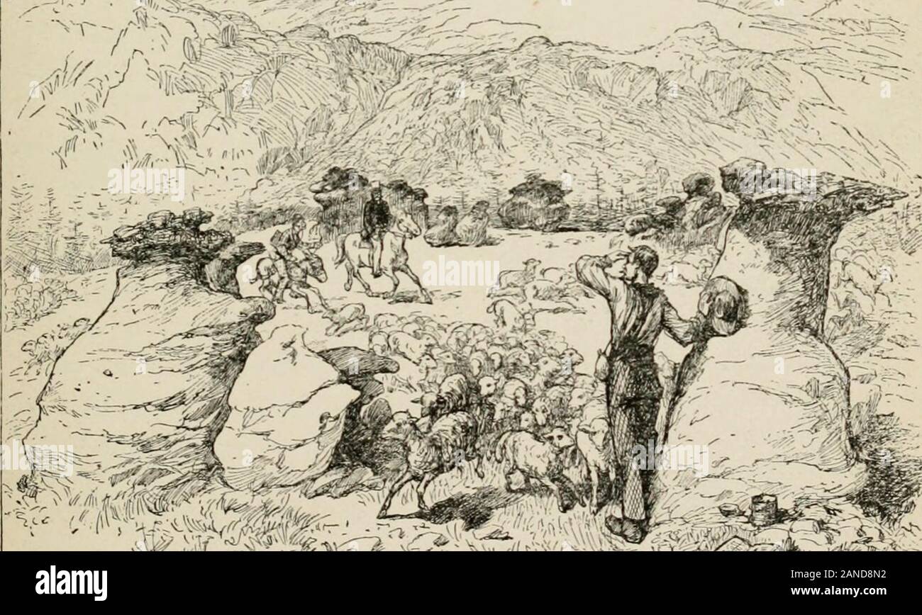 Nouveau Colorado et le Santa Fe Trail . un bel immeuble de l'école de  pierre de couleur claire, et un hôtel très agréablement situé dans la vue  sur les montagnes. Downfrom le