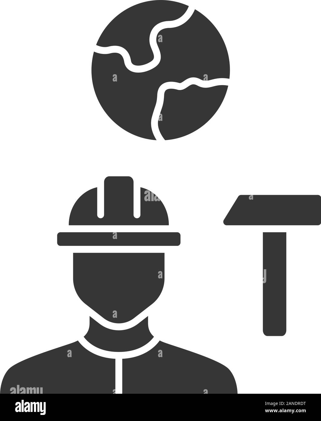 Pour les immigrants d'icône glyphe. L'emploi des réfugiés, migrants. Travailleur de la construction. Trouver du travail à l'étranger. Casque de travailleur, bricoleur. Symbole de Silhouette. Sw Illustration de Vecteur Pour les immigrants d'icône glyphe. L'emploi des réfugiés, migrants. Travailleur de la construction. Trouver du travail à l'étranger. Casque de travailleur, bricoleur. Symbole de Silhouette. Sw Illustration de Vecteur