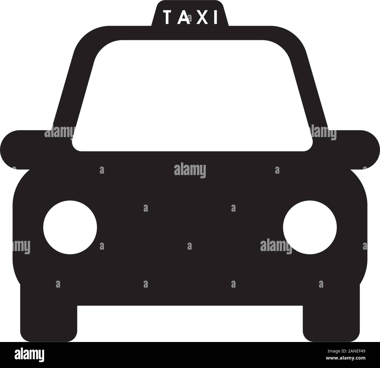 Icône vecteur Taxi illustration design template Illustration de Vecteur