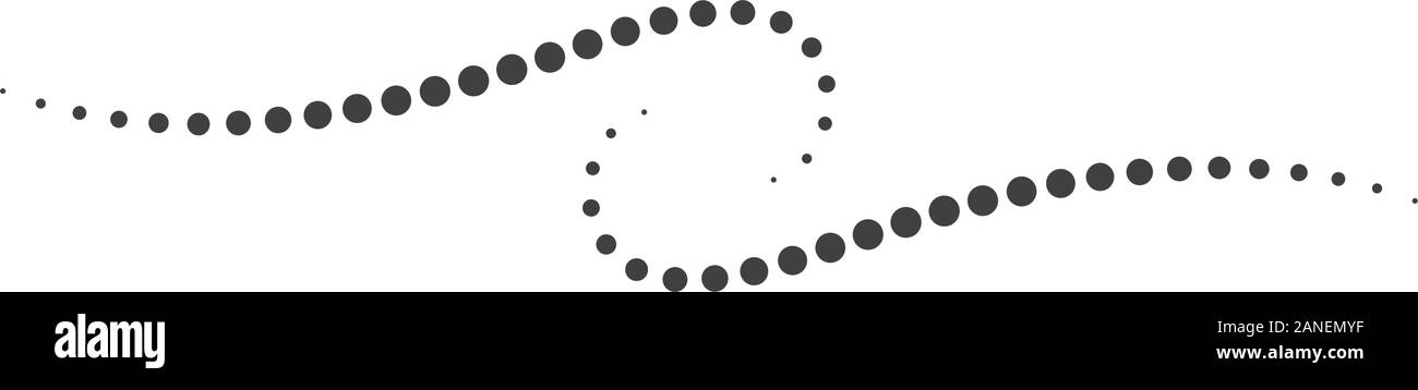 Colonne vertébrale de demi-teinte points cercle vector illustration Illustration de Vecteur