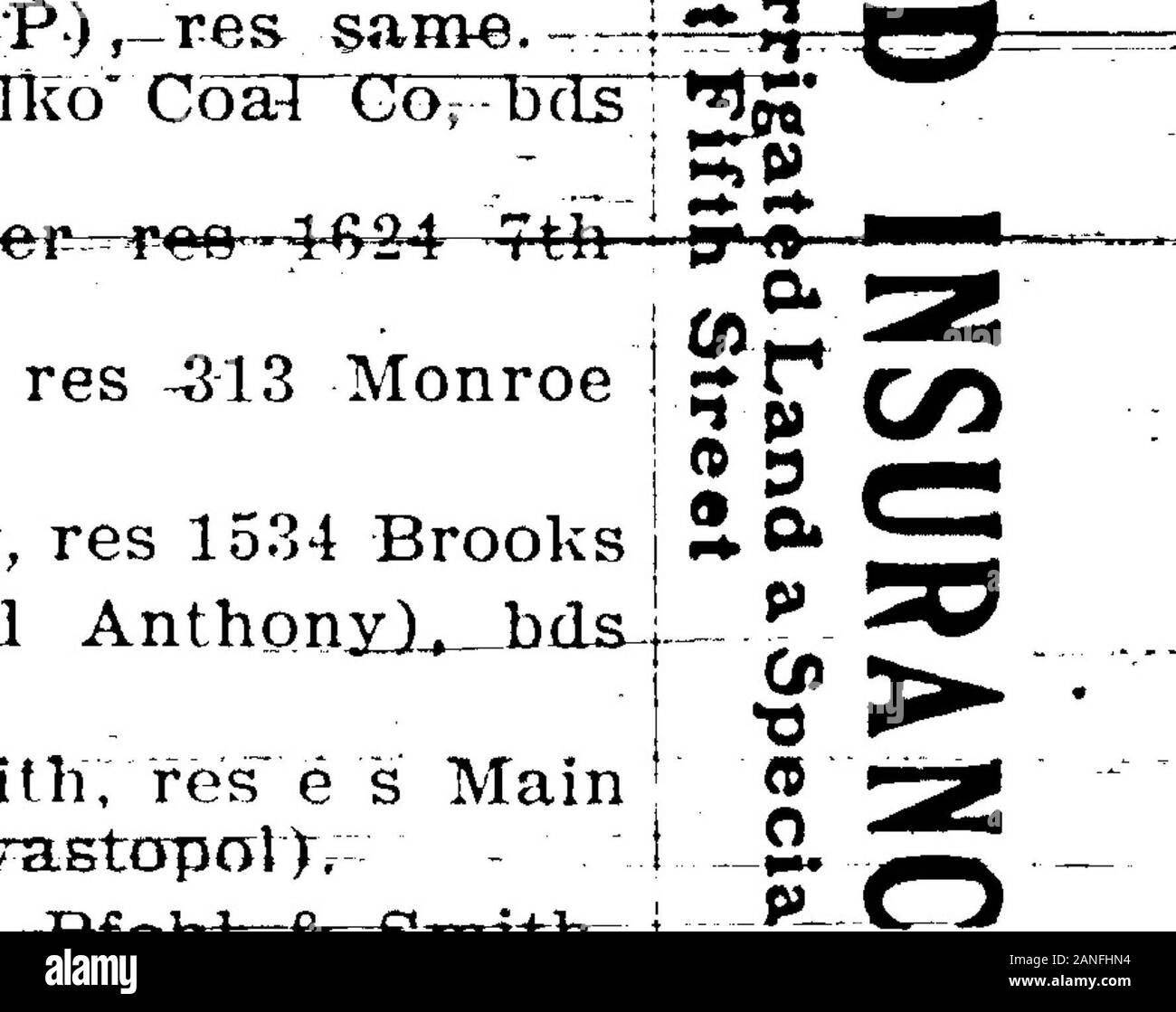 1903 Des Moines et Polk County, Iowa, City Directory . pour cor Franklin (Sébastopol). 7-r- JE Beck James W, andphys^ coroner du comté 3fi !&gt;4  jLHs ..3d-P-) ,-res même^ ^m comme B ?1 -leremiah tnfstr,, ""swd : D M).T. ! Beck J Roy. miner, res -313 Monroe4--(S DM).- ., ?&gt ; ?"* .*4""- • •* !&gt ;"• : Beck Porter W, tmstr, Res 1534 Brooks Beck Rachel A (wid Anthony L bds4741 9ème. Beck Ralph B, blksmith, res é s ?1 1 s d'FTaTilvtnr Sevastopalt ; &lt. Samuel Beck W, elk Pfohl & Smithrbds 3624 3d.. Rn 4 W. F. MITCHELL & CO., LA SATISFACTION DES ENTREPRENEURS ET CONSTRUCTEURS 116 et 118 Huitième GARANTI Mcrmmit St. Banque D'Images