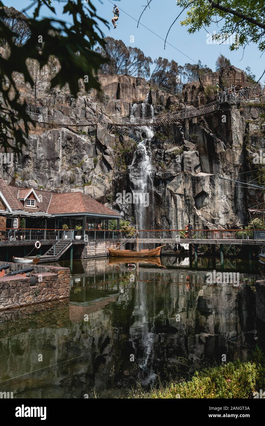Launceston, Tasmania - 3 janvier 2020 : Le Penny Royal, Launceston. Banque D'Images