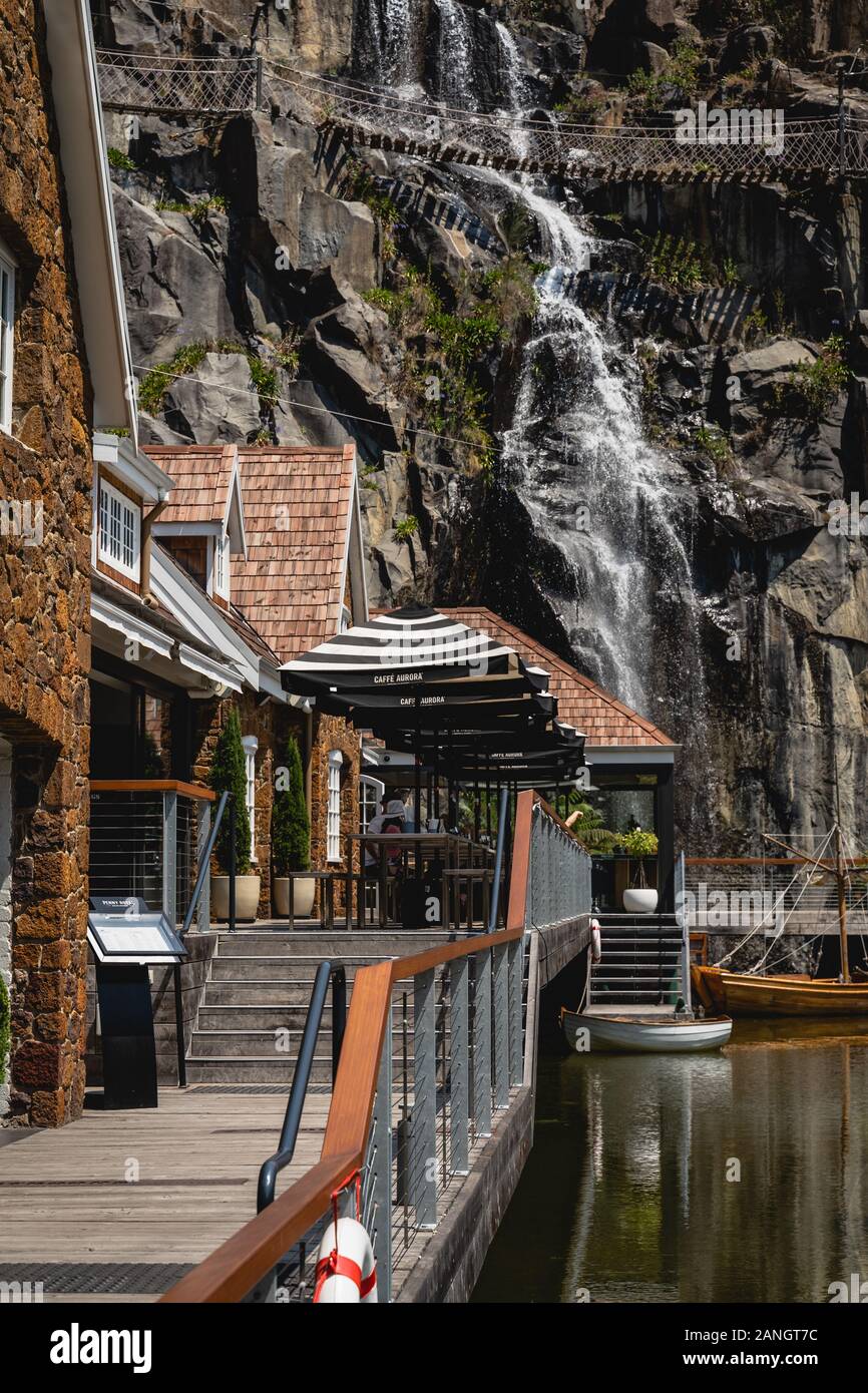 Launceston, Tasmania - 3 janvier 2020 : Le Penny Royal, Launceston. Banque D'Images