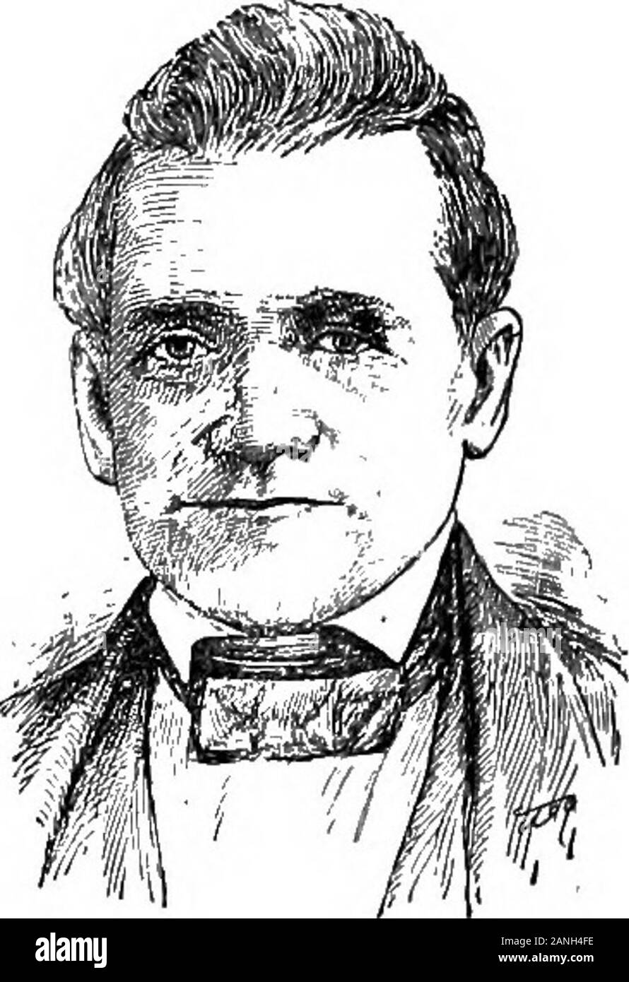 La région de la cyclopaedia of American Biography : en cours de l'histoire des États-Unis comme illustré dans la vie des fondateurs, les constructeurs et les défenseurs de la République, et des hommes et des femmes qui font le travail et la pensée de moulage de l'heure actuelle, édité par d'éminents biographes, sélectionnés à partir de chaque état, révisé et approuvé par les plus éminents historiens, chercheurs, et des hommes d'état de la journée . dent Lincoln l'a nommé examinateur des pensions,et plus tard, il a pris une part active à l'élection ofGen. L'octroi. Sa santé s'est effondré, et se sentir en mesure d'exercer son autorité nolonger hi Banque D'Images