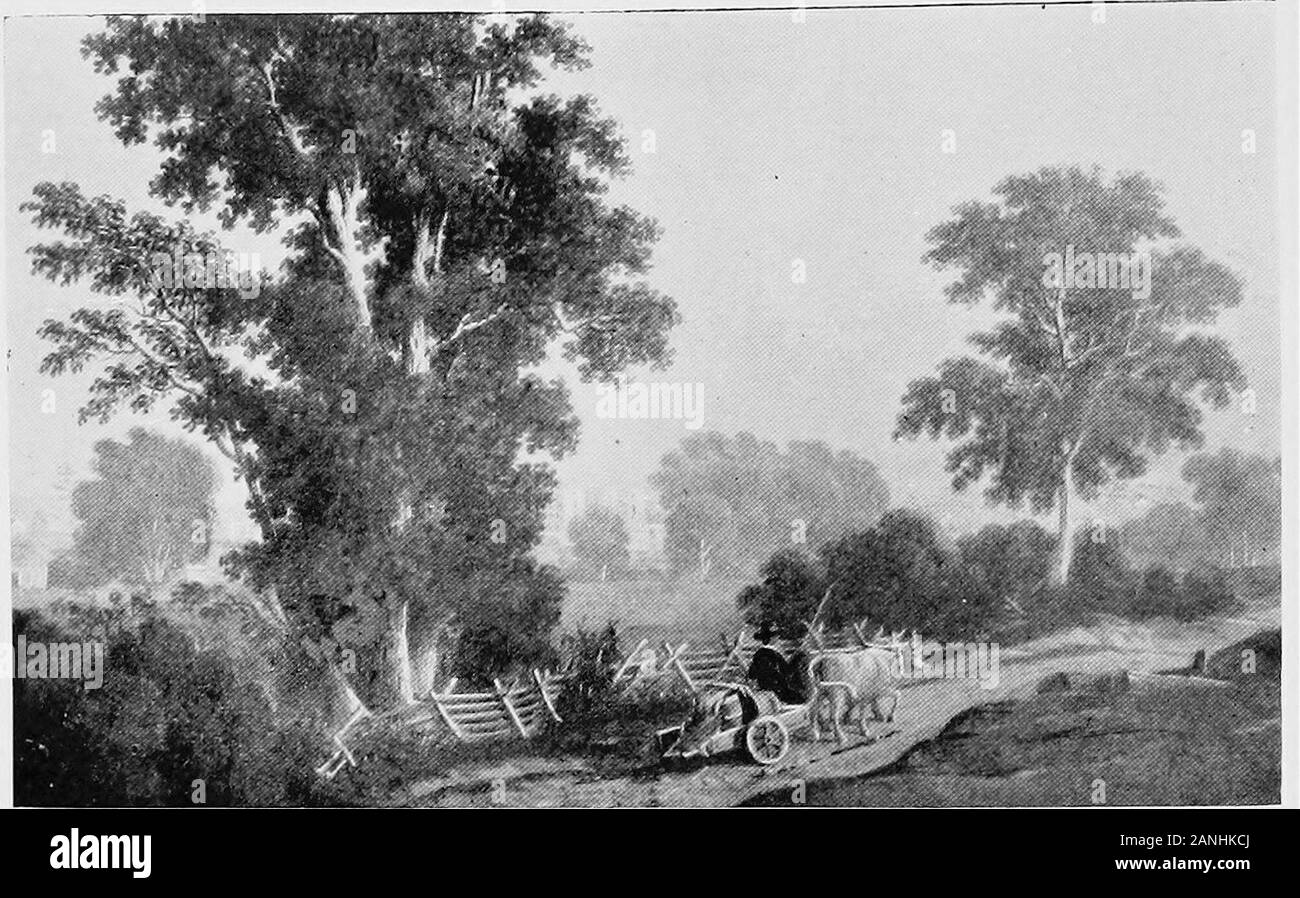 Ville de London, Ontaro, CanadaThe période pionnière et le London d'à-jour . La rue Dundas, à l'EST J'^ROM MAITLAND. 40 VILLE DE LONDRES,. WHARNCL,IFFB SUR ROUTE 1850.D'après une peinture par le regretté James Hajnilton, et aimablement prêté hy Geo. B. Harris. Banque D'Images