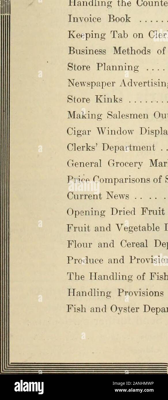 Canadian Grocer octobre-décembre 1913 . Affiche des lignes de vente automne  92 La prestation par Auto 93 vitrines de Noël prix 94-97 Conserves Immense  Afficher 98 Comment d'autres épiceries n'choses 99 l'assainissement