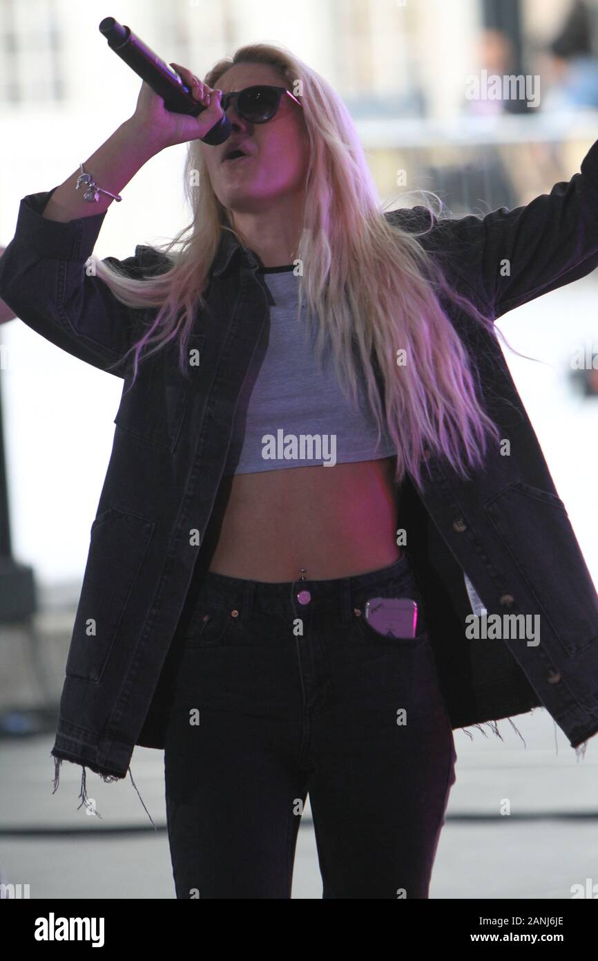 Louisa Johnson photographié à la bbc one show avec Clean bandit effectuant nouveau single nouveau single Tears 13/07/2016 (crédit de droit©Jack Ludlam) Banque D'Images