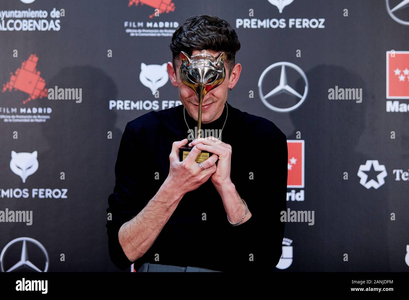 Alcobendas, Espagne. 16 janvier, 2020. Enric Auquer assiste à la remise des Prix 2020 Taib au Teatro Auditorio Ciudad de Alcobendas Dans Alcobendas. Credit : SOPA/Alamy Images Limited Live News Banque D'Images