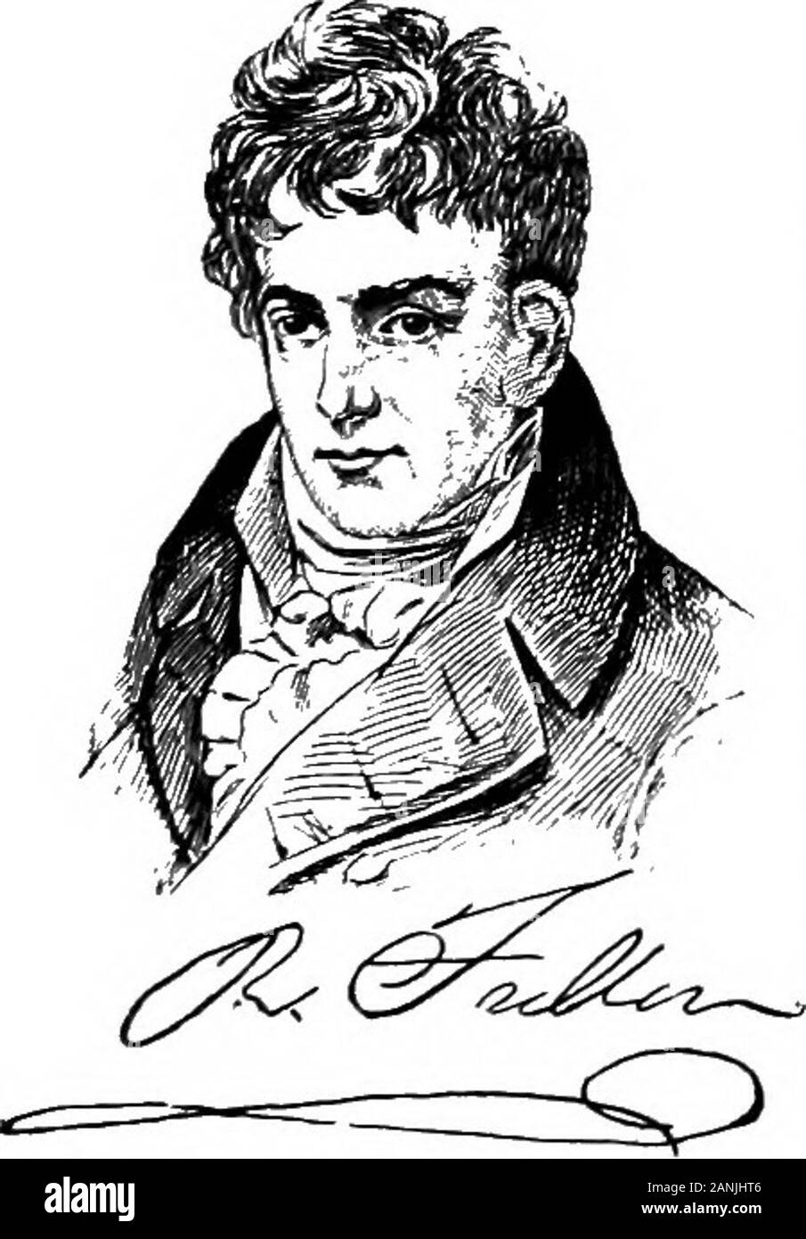 La région de la cyclopaedia of American Biography : en cours de l'histoire des États-Unis comme illustré dans la vie des fondateurs, les constructeurs et les défenseurs de la République, et des hommes et des femmes qui font le travail et la pensée de moulage de l'heure actuelle, édité par d'éminents biographes, sélectionnés à partir de chaque état, révisé et approuvé par les plus éminents historiens, chercheurs, et des hommes d'état de la journée . 104 LA CYCLOPAEDIA NATIONAL. FULTON, Robert, ingénieur civil, est né le atLittle la Grande-Bretagne, en Pennsylvanie, en 1765. Son père et motherwere d'origine irlandaise. Quand il avait trois ans ofage son f Banque D'Images