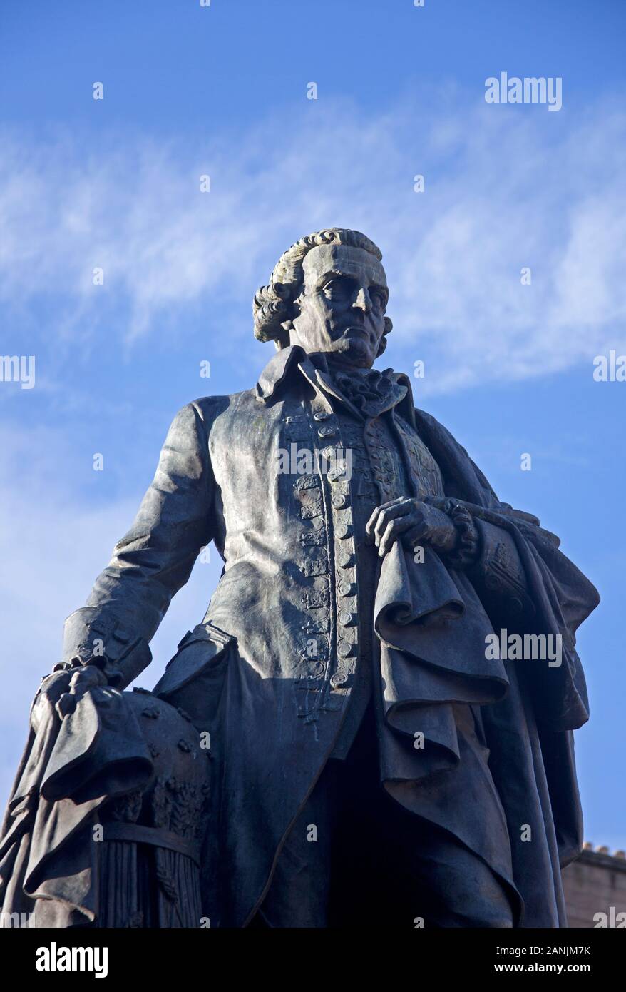 Adam Smith, économiste écossais, statue, Royal Mile, Édimbourg, Écosse, Royaume-Uni, Royaume-Uni Banque D'Images