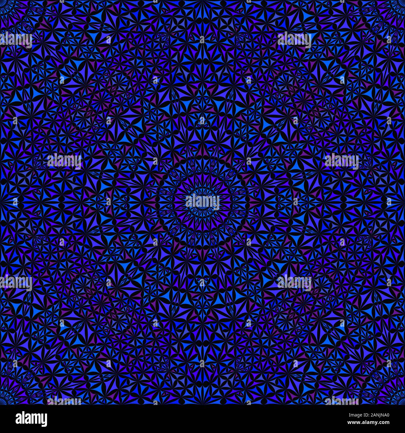 Seamless pattern mandala de Bohême orientale Contexte - kaléidoscope abstrait géométrique vectoriel design graphique Illustration de Vecteur