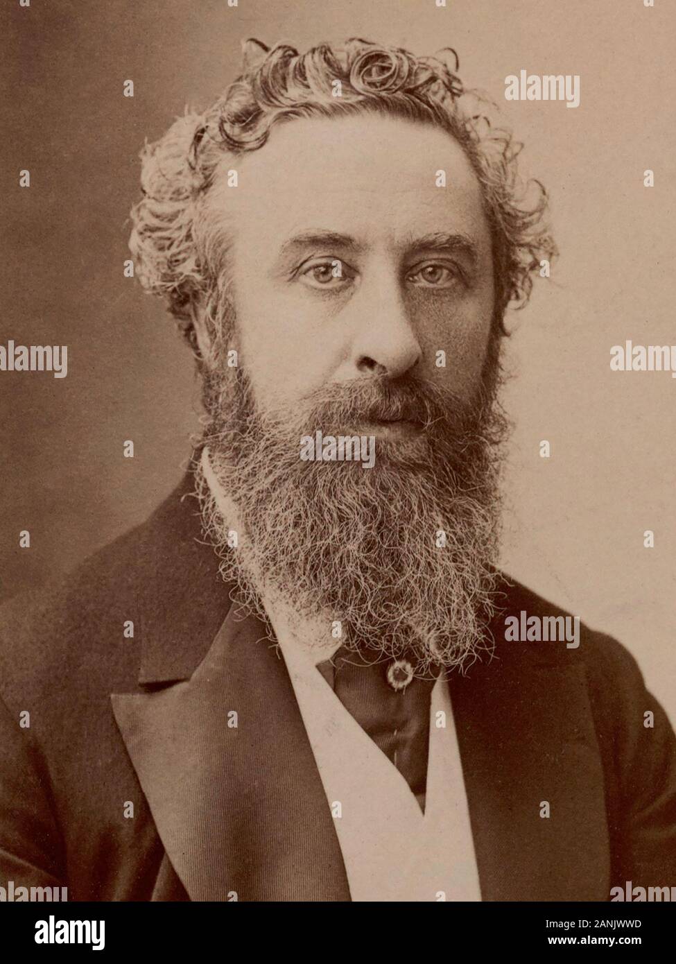 ROBERT BULWER-LYTTON (1831-1891) Homme d'État conservateur anglais Banque D'Images
