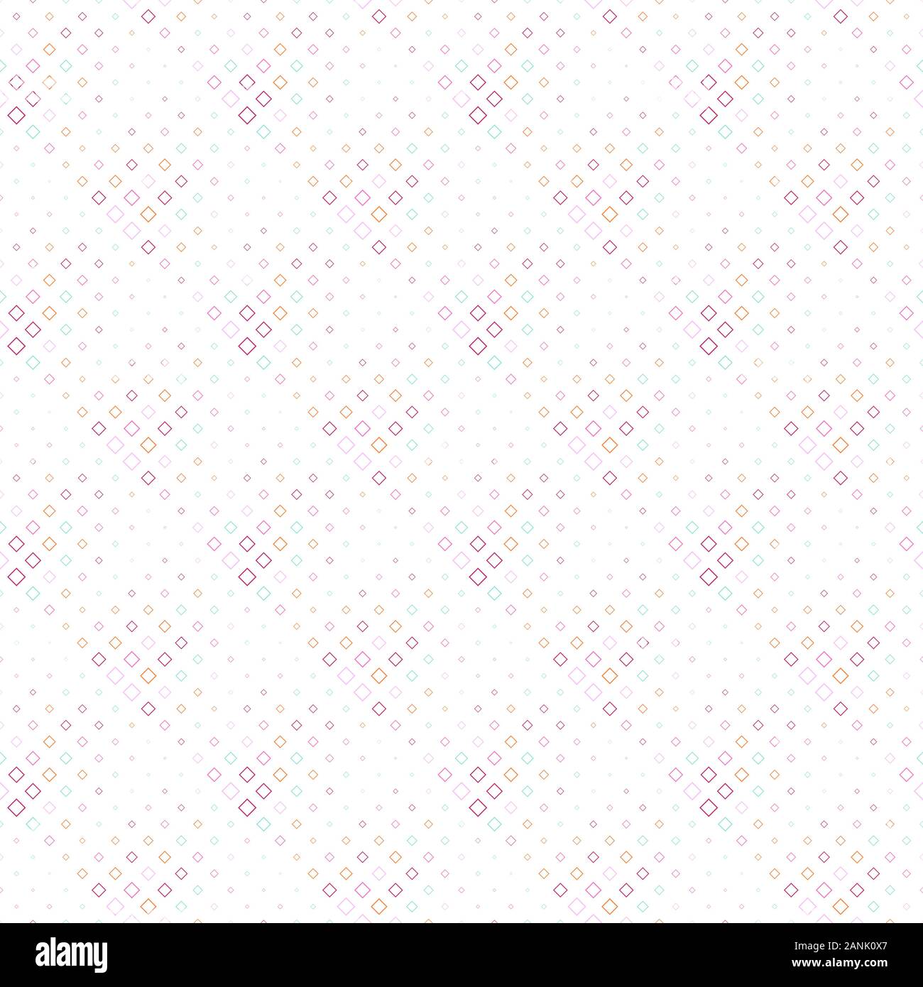 Motif carré transparent géométrique - arrière-plan graphique vectoriel coloré Illustration de Vecteur