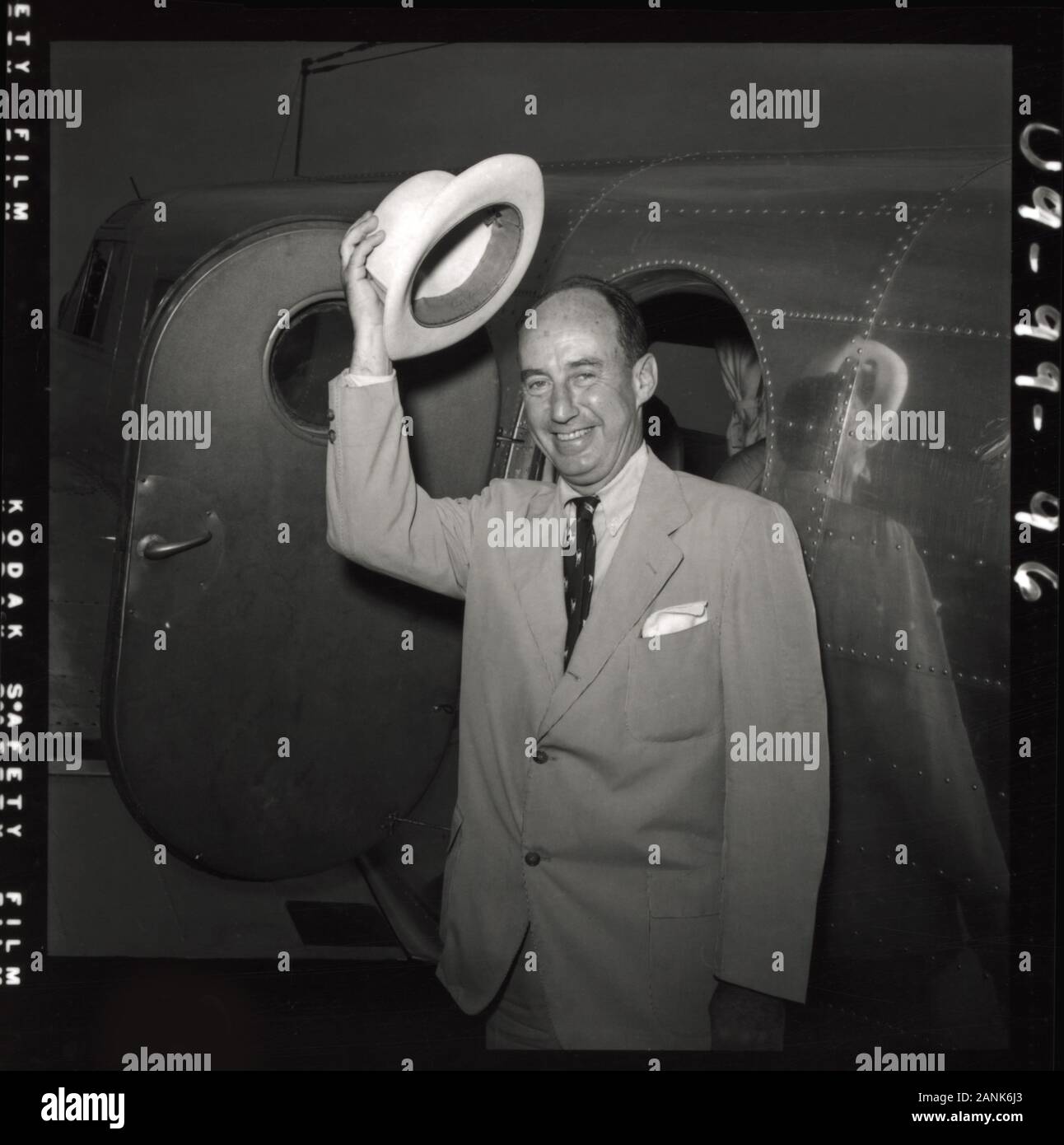 Candidat présidentiel américain Adlai Stevenson à la Convention Nationale Démocratique, Chicago, Illinois, USA, photo de Thomas J. O'Halloran, Juillet 1952 Banque D'Images