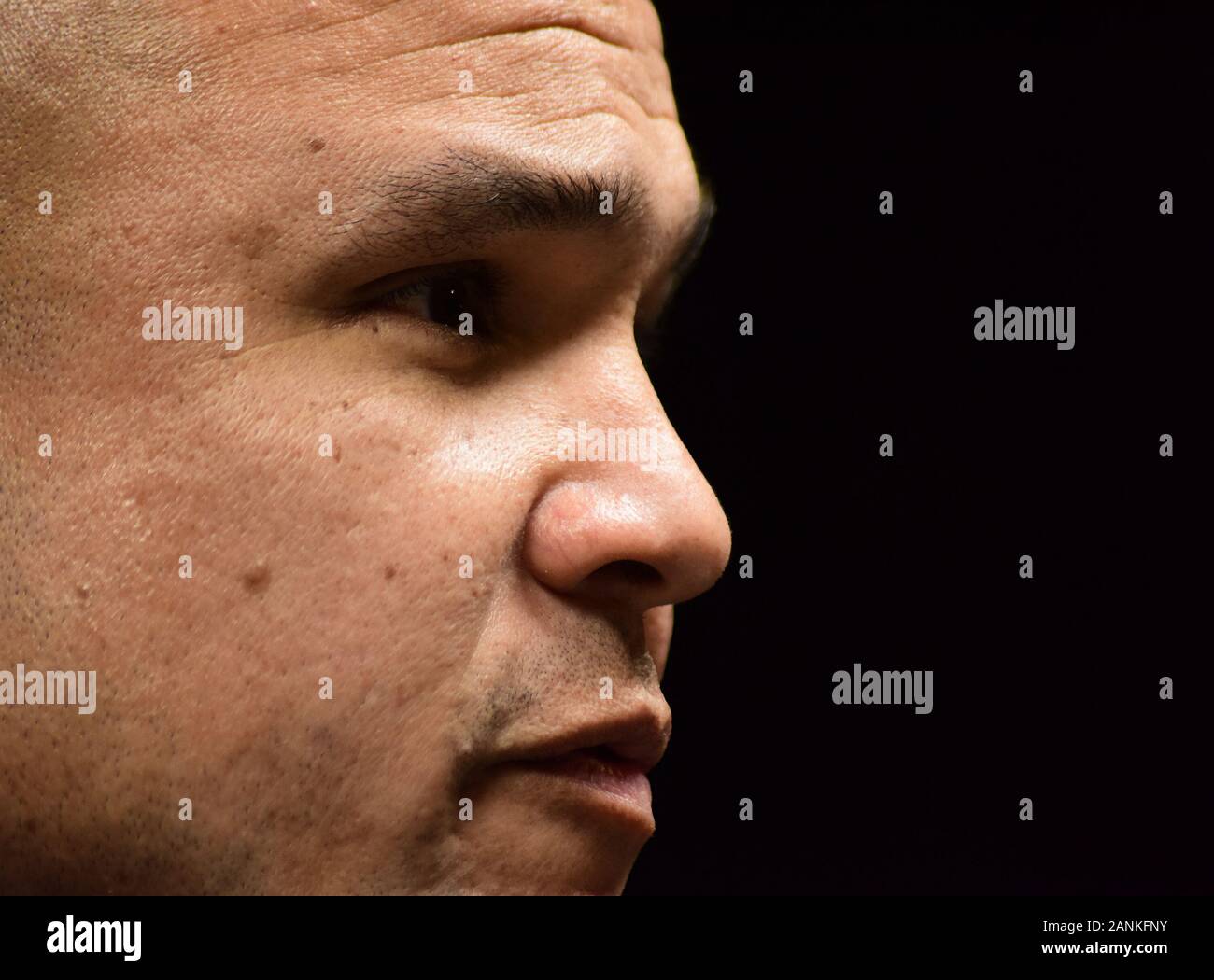 Janvier 17, 2020 New Orleans, LA...(Photo d'archives) LSU Tigers Baylor embauché coordonnateur défensif Dave Aranda comme son nouvel entraîneur-chef jeudi, trois jours après les Tigres ont terminé leur championnat national invaincu...Aranda, un entraîneur en chef pour la première fois, prend un grand programme 12 en bien meilleur état qu'il était quand il n'y a Matt Rhule il y a plus de trois ans, photographié ici en 2020 pour le Championnat National Collège Journée des médias le 11 janvier 2020, à New Orleans, LA. (Photographe complète absolue & Company Crédit : Jose Marin / MarinMedia.org / Cal Sport Media) (HOLLYWOOD, VIE Banque D'Images