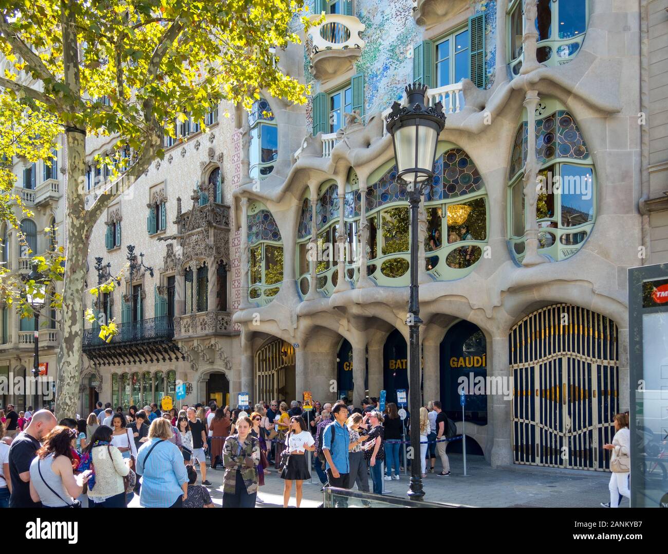 La Casa Batlló, Barcelone Banque D'Images