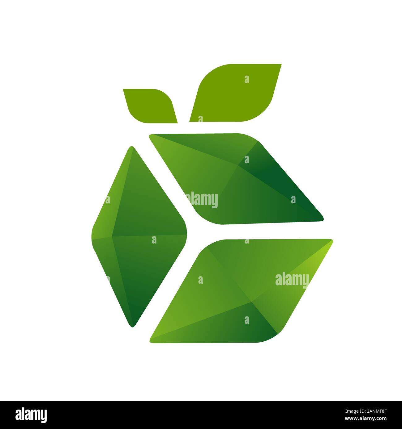 Eco friendly emballage vert logo icône symbole vecteur illustration Image  Vectorielle Stock - Alamy