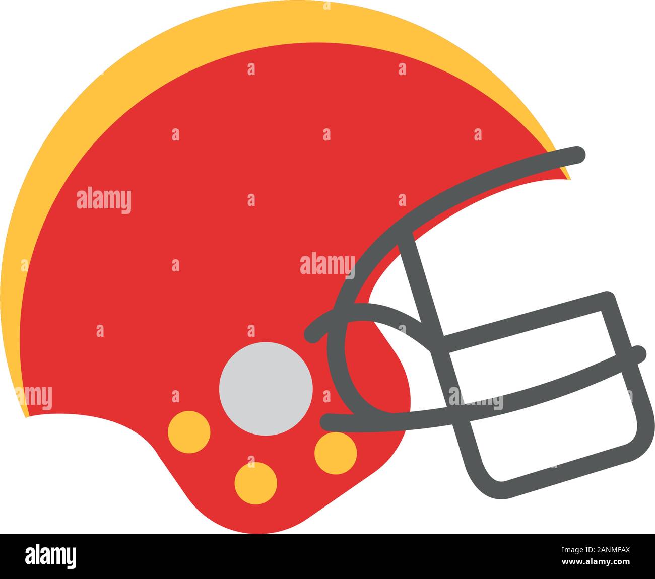 American football helmet vector design Illustration de Vecteur