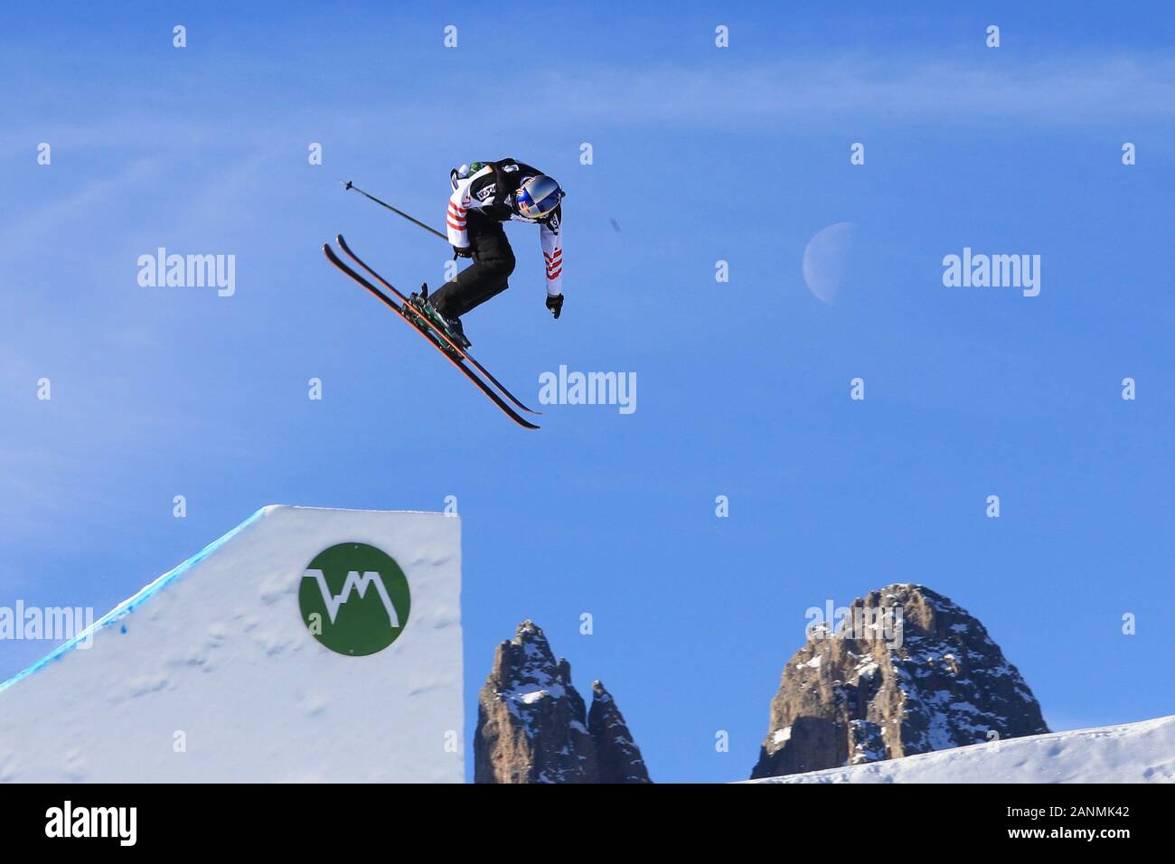 Alpe di Siusi, Italie. 17 Jan, 2020. Ski slope style Coupe du monde à l'Alpe di Siusi, Alpe di Siusi, Italie le 17 janvier 2020, Fabian Boesch (SUI) .Photo : Pierre Teyssot/Espa-Images : Cal Crédit Sport Media/Alamy Live News Banque D'Images