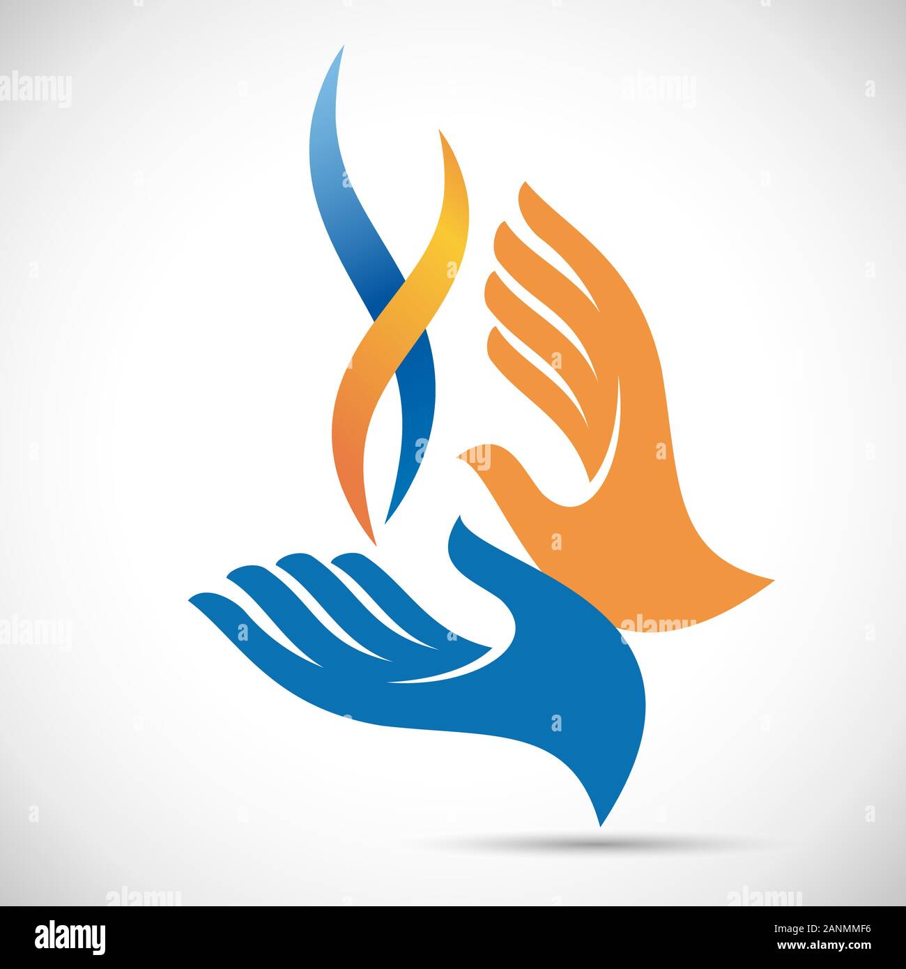 Service de signature de vecteur gaz naturel Illustration de Vecteur