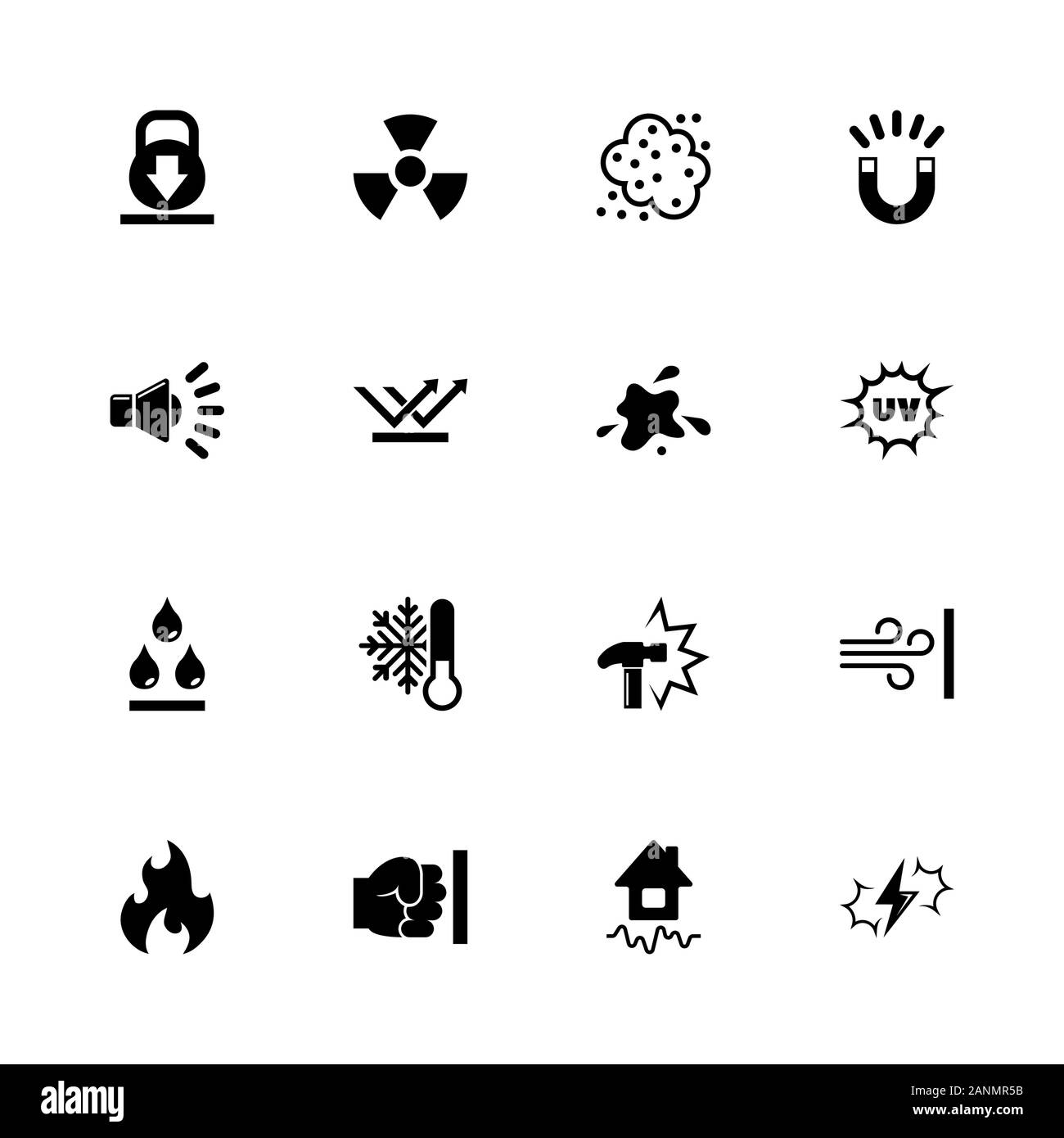 Icônes d'influence - Étendre à n'importe quelle taille - Changement à n'importe quelle couleur. Télévision Vector Icons - Illustration noir sur fond blanc. Illustration de Vecteur