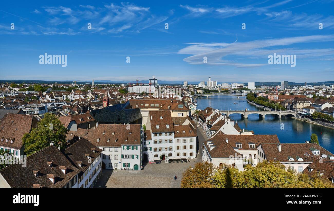 High Angle View Of Cityscape Against Sky Banque D'Images