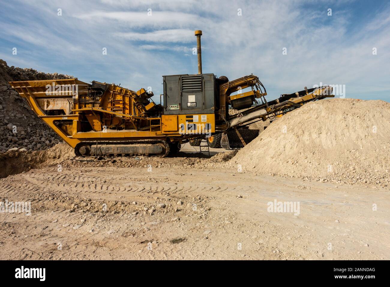 Équipement de terrassement Banque D'Images