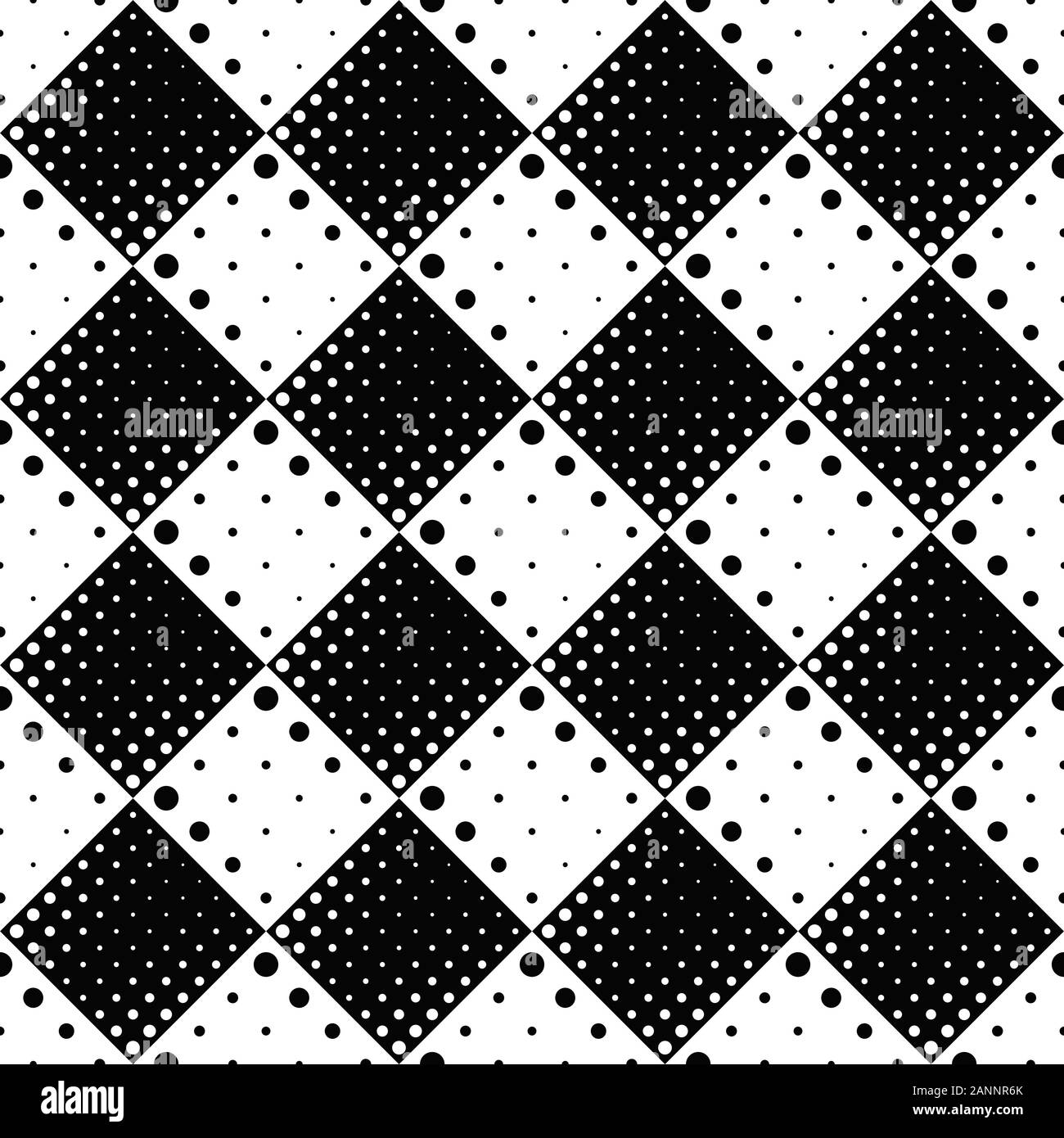 Motif de points sans contexte - vecteur conception abstraite monochrome à partir de points Illustration de Vecteur