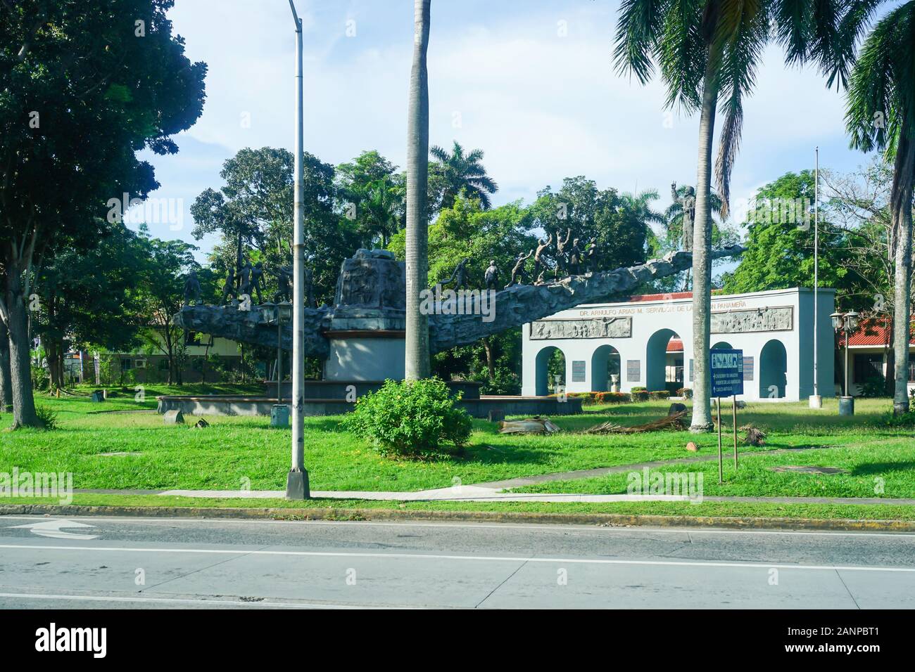 Ou monument commémoratif à Panama City, Panama Banque D'Images