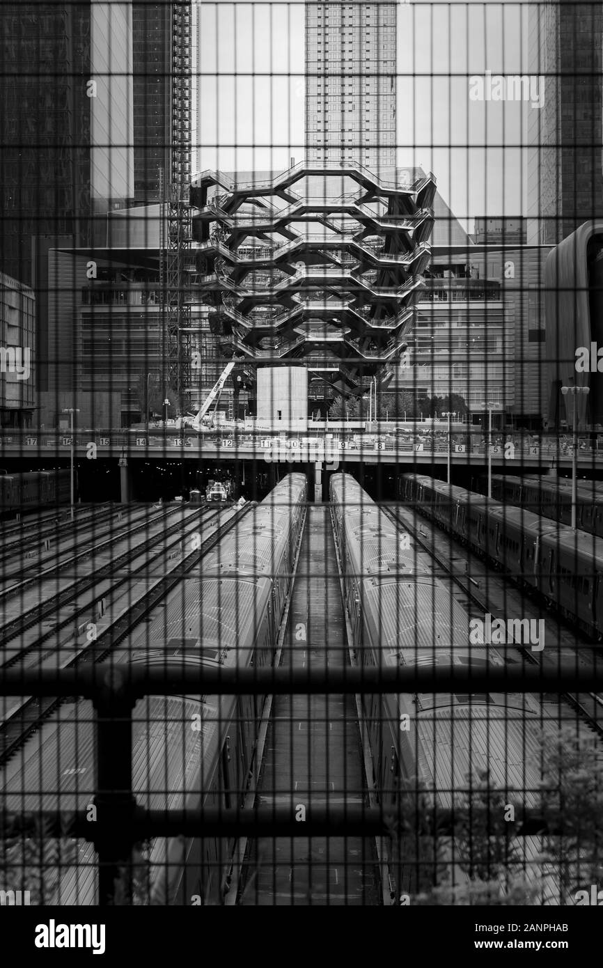 Guide de new york Banque d'images noir et blanc - Alamy