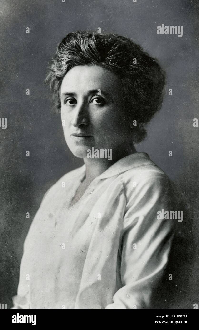 Portrait de Rosa Luxemburg, vers 1905 Banque D'Images