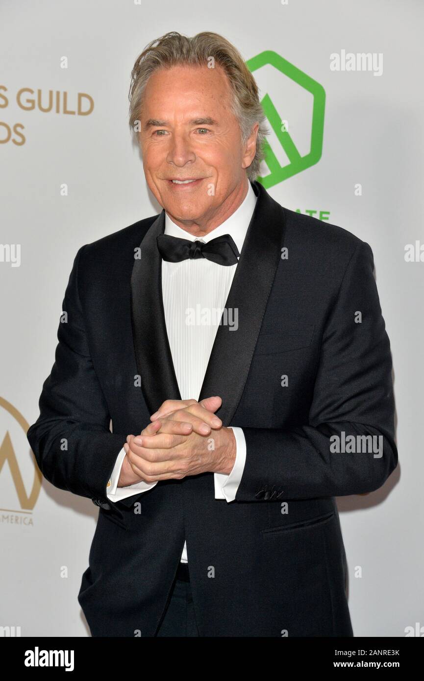 Los Angeles, USA. 18 janvier, 2020. Don Johnson à la guilde des producteurs 2020 Awards au Hollywood Palladium. Crédit : Paul Smith/Alamy Live News Banque D'Images
