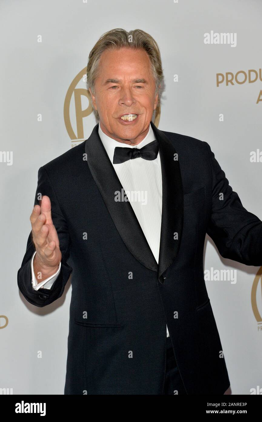 Los Angeles, USA. 18 janvier, 2020. Don Johnson à la guilde des producteurs 2020 Awards au Hollywood Palladium. Crédit : Paul Smith/Alamy Live News Banque D'Images