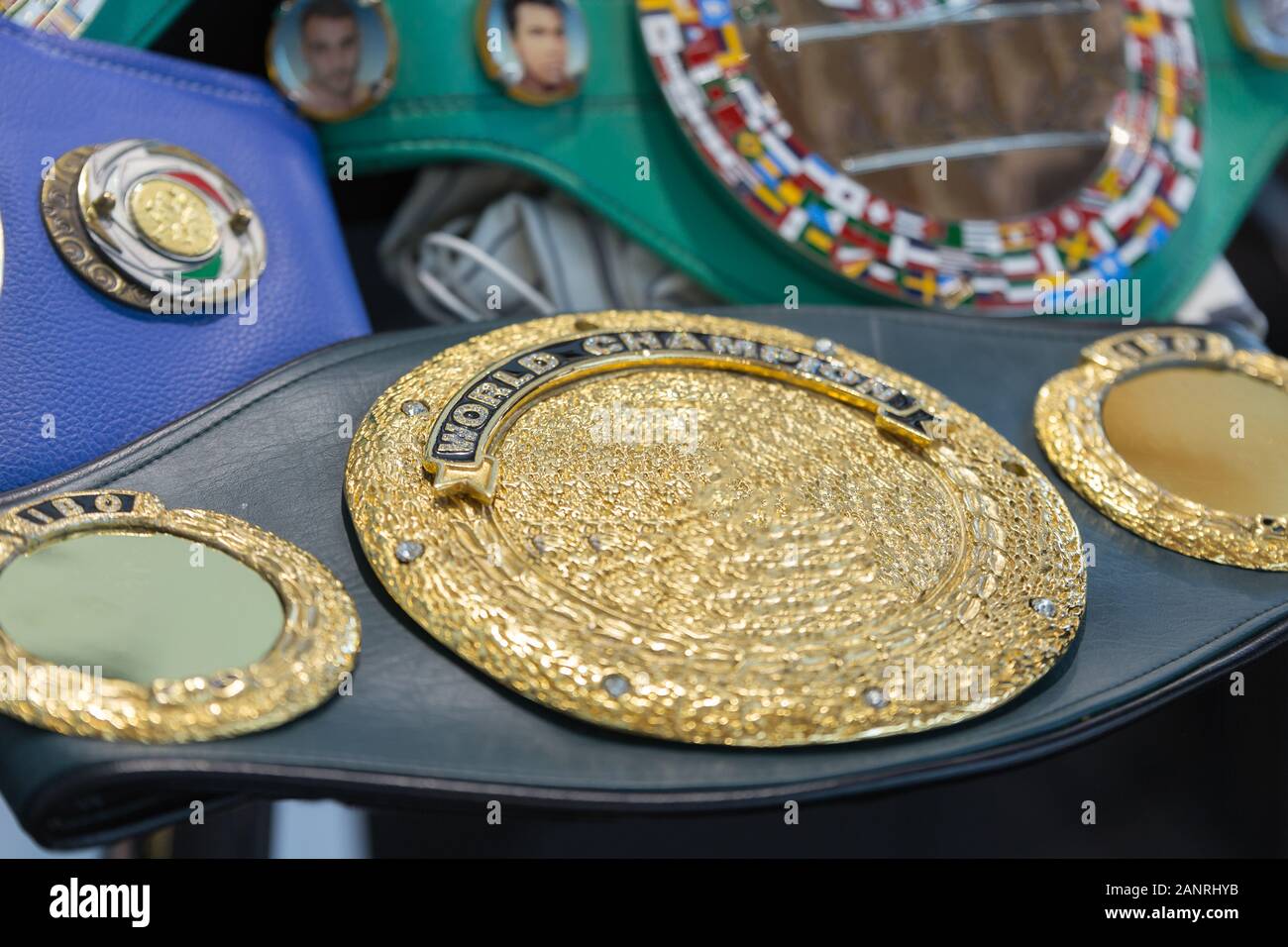 Ceinture de boxe Champion du Monde : Symbole pour le gagnant Photo Stock -  Alamy