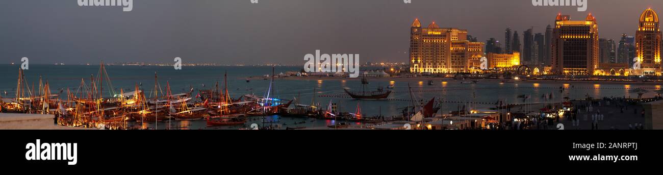 Festival 2012 Dhow à Katara, Doha, Qatar. Banque D'Images