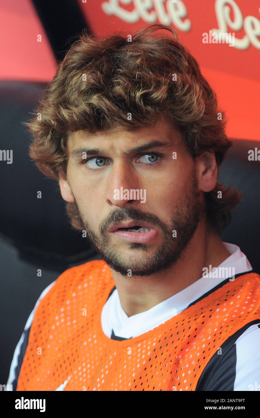 Milan, Italie, 14 septembre 2013, 'G.Meazza San Siro Stadium ',Campionato di Calcio Série A 2013/2014, FC Inter - Juventus FC : Fernando Liorente avant le match Banque D'Images