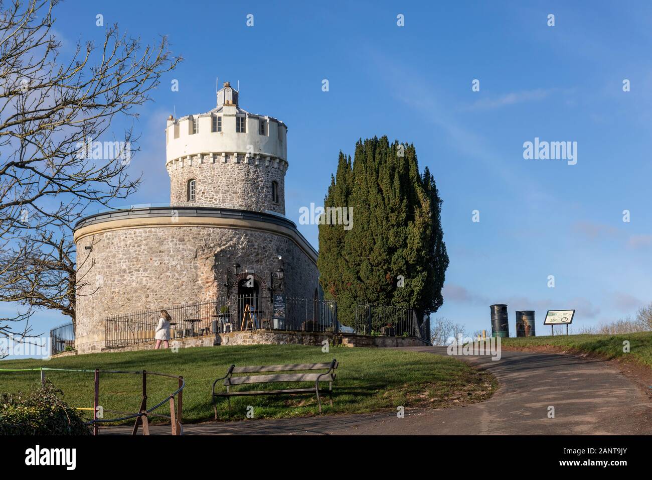Clifton Observatory, Clifton Down, ville de Bristol, Somerset, Angleterre, ROYAUME-UNI Banque D'Images