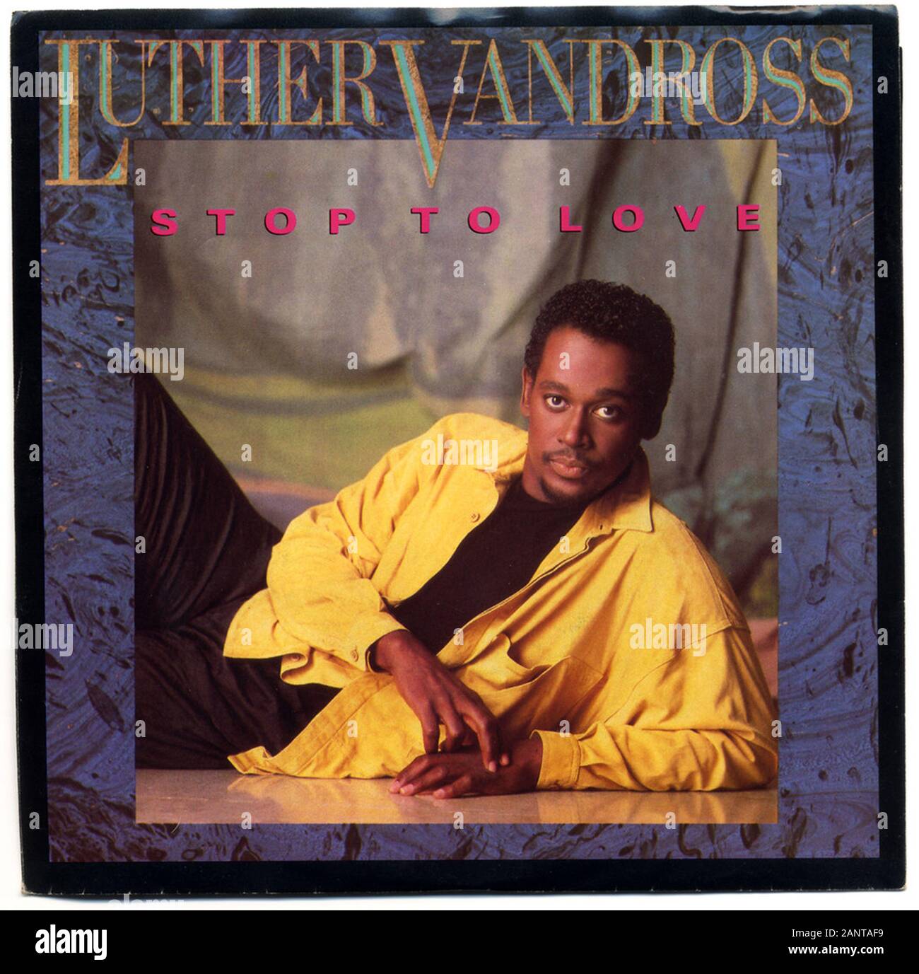 Luther Vandross - Arrêter d'Aimer - Classic vintage album vinyle Banque D'Images
