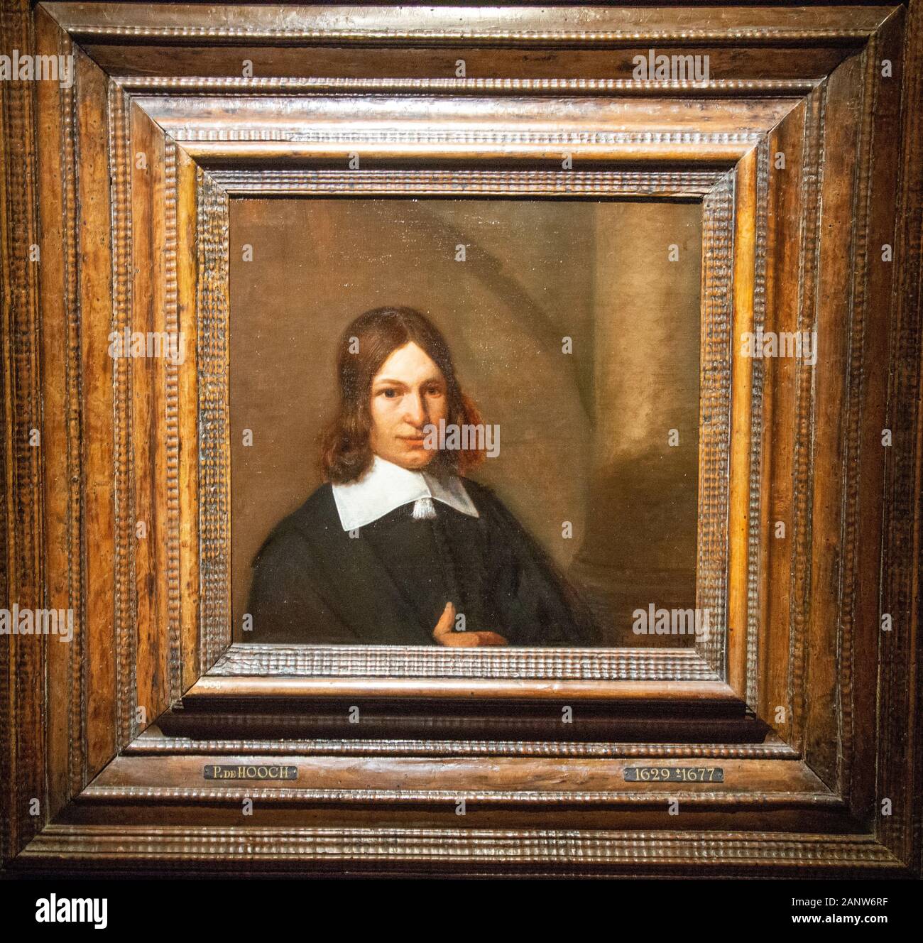 Par Pieter de Hooch, peintre hollandais du 17e siècle Banque D'Images