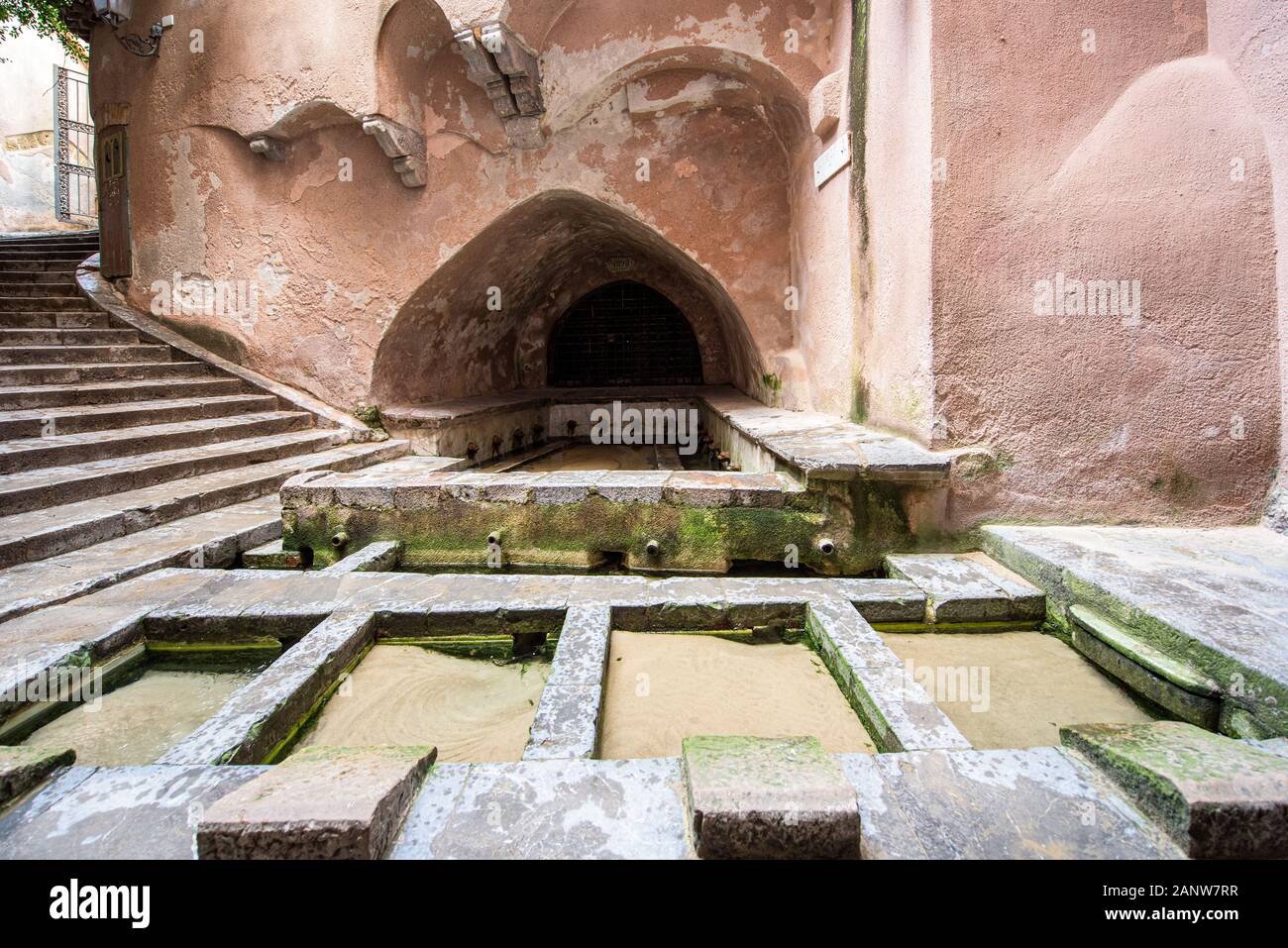 Cefalu Lavoir Banque D'Images