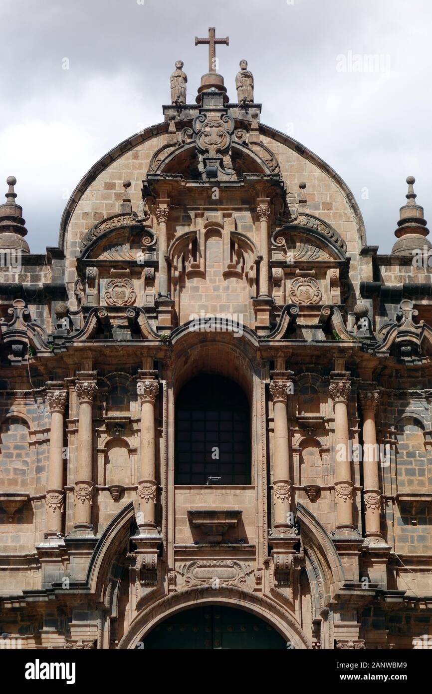 Cathédrale de la Virgen de la Asuncion, cathédrale de Cusco, centre-ville, Cuzco, Cusco, Pérou, Amérique du Sud, site classé au patrimoine mondial de l'UNESCO Banque D'Images