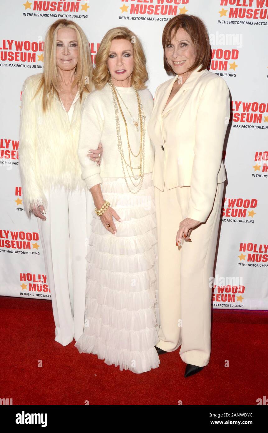 18 janvier 2020, Los Angeles, CA, USA : LOS ANGELES - jan 18 : Joan Van Ark, Donna Mills, Michele Lee à la 40e anniversaire de ''Noeuds Landing'' exposition au Musée d'Hollywood le 18 janvier 2020 à Los Angeles, CA (crédit Image : © Kay Blake/Zuma sur le fil) Banque D'Images