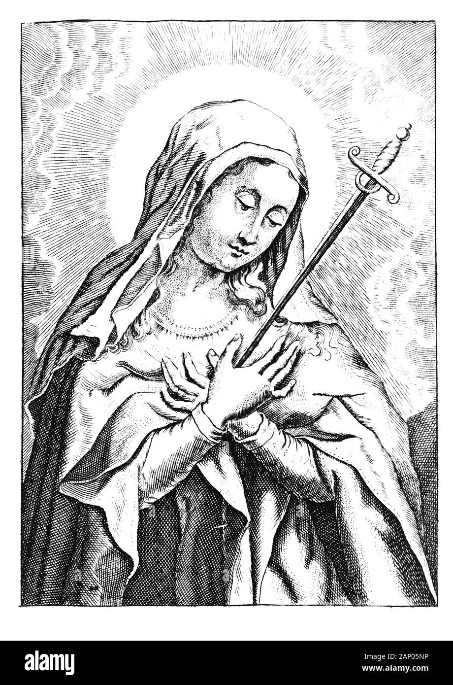 GRAVURE RELIGIEUSE ANCIENNE, XVIIe Ou Avant EUR 100,00 - PicClick FR