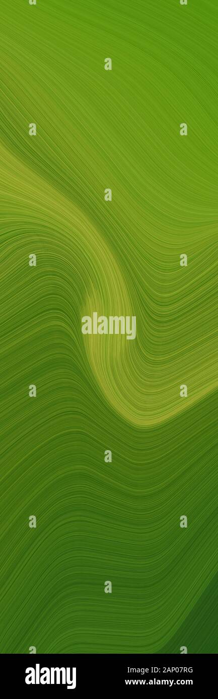 Embase verticale artistique avec vert foncé, vert olive, jaune et vert Banque D'Images